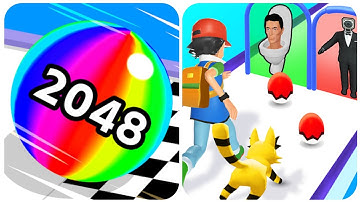 Ball Run 2048 vs Monster Squad Rush - All Levels Gameplay Walkthrough - New Update - Android iOS