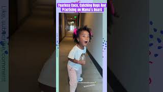 Jeannie Mais Daughter Fearlessly Catching Bugs And Practicing On Her Moms Skateboard