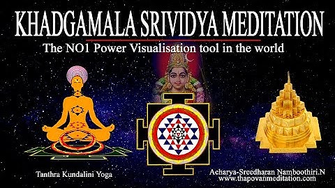 Khadgamala Srividya Meditation.Ancient, Secret NO1 power visualization technique in the world.