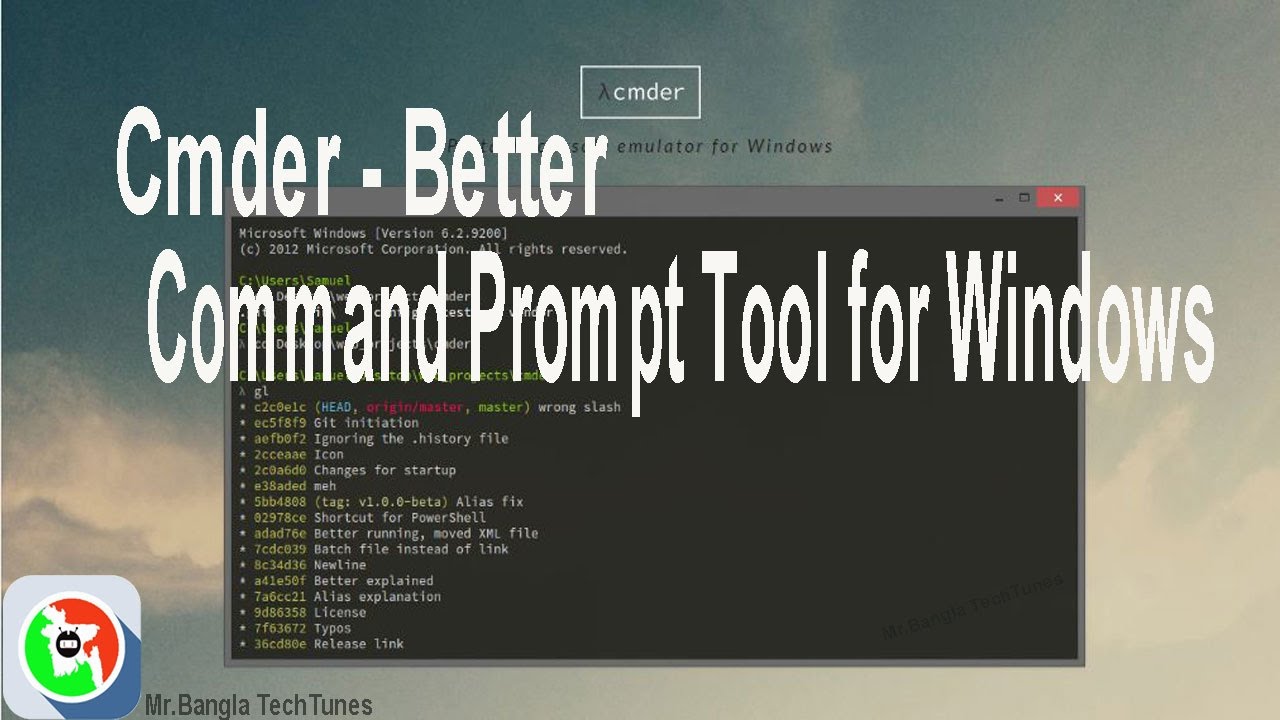 Cmder Better Command Prompt Tool for Windows (Like CMD) - YouTube