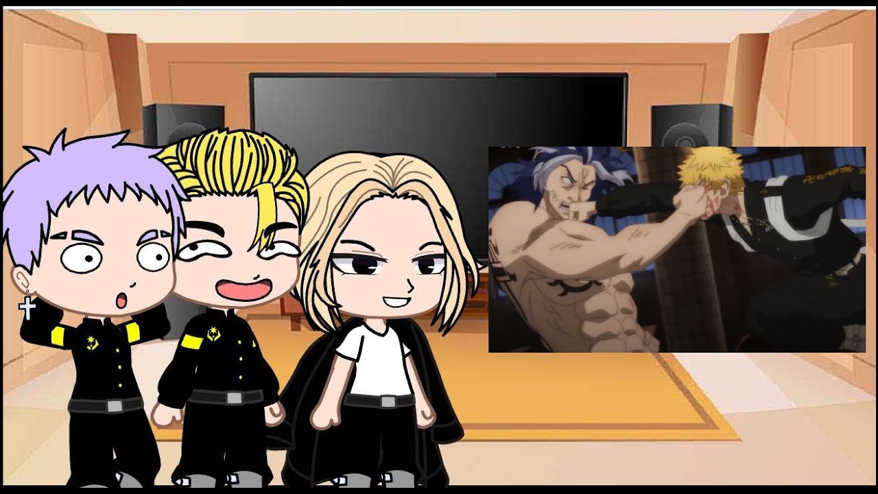 Takemichi vs Taiju | Past Tokyo Revengers react to future | Tokyo Revengers S2 Ep 8 | Gacha Club