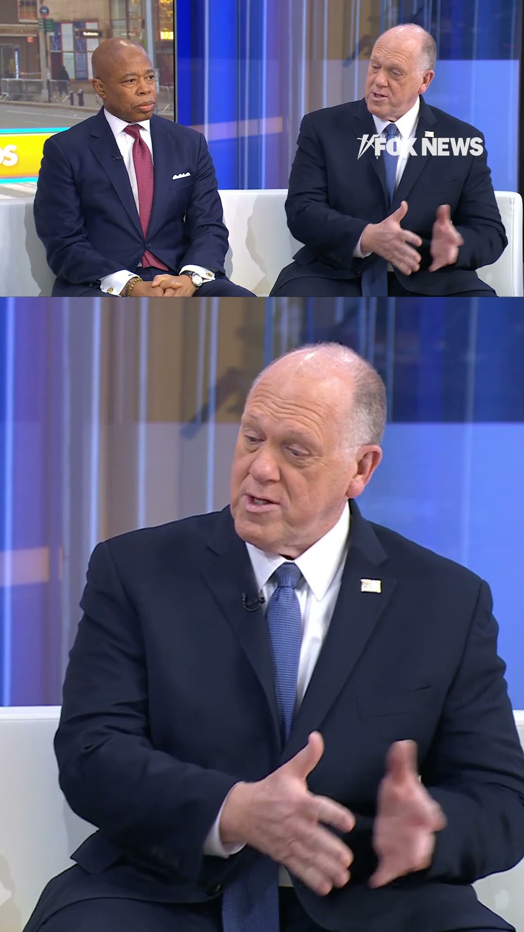 NYC Mayor Eric Adams and Trump border czar Tom Homan work together on immigration enforcement