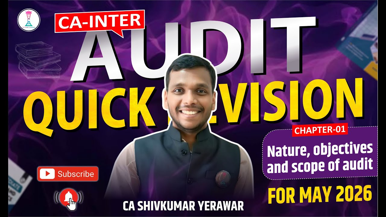 Audit Chapter 1 Revision Lec 2 || Quick Revision || CA Inter Audit ...