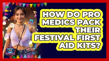 How Do Pro Medics Pack Their Festival First Aid Kits? - We Go To Festivals