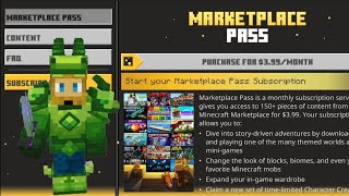 Minecraft Marketplace Pass - First Look!