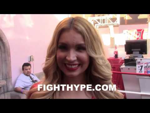 SEXY JANICE VILLAGRAN SUPPORTS CANELO ALVAREZ: \