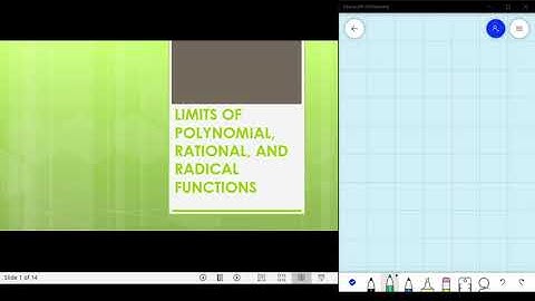 basic calculus: topic 1.4 - limits of polynomial, rational and radical functions