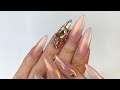 【Nail/ネイル】オーロラパウダーにマットコートをしてみると？#short #Nail #asmr #ネイル