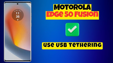 Motorola Edge 50 Fusion USB Tethering || USB tethering settings || How to use USB tethering