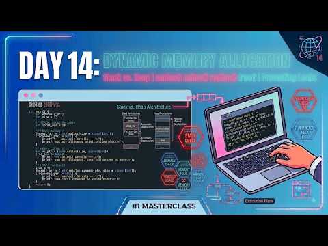Day 14: Dynamic Memory Allocation in C – Mastering malloc, calloc, realloc, and free