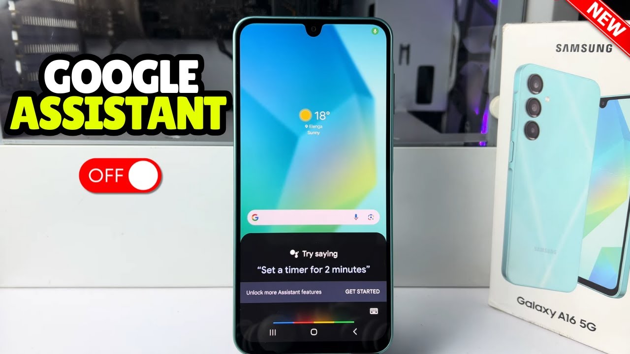 How to Disable Google Assistant on Samsung Galaxy A16 - YouTube