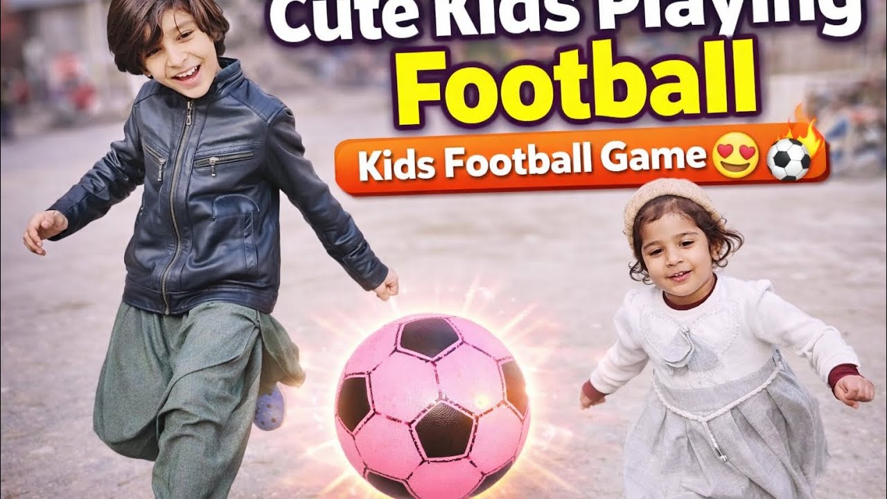 Cute Kids Playing Football | Kids Football Game ⚽😍
