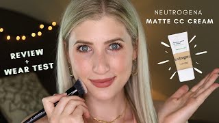 NEW Neutrogena CLEAR COVERAGE Flawless MATTE CC CREAM // DEMO, Review, &amp; WEAR TEST