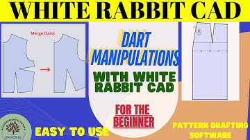 DART MANIPULATIONS WITH WHITE RABBIT CAD + PIVOTING A GAME CHANGER FOR PATTERN MAKING FOR BEGINNERS
