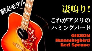 60年代ヴィンテージ仕様 カスタムショップ製【GIBSON Hummingbird Red Spruce】2017年製 限定モデル（完全予約制 名古屋アコギ専門店 オットリーヤギター）