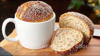 🍞 3 Healthy Mug Bread Recipes in 5 Minutes! Gluten, Flour, and Sugar-Free!