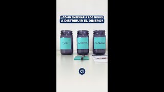 Método De Los 3 Frascos Para Enseñar A Los Niños A Distribuir El Dinero