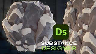 Snowy Cliff | Substance Designer 2022