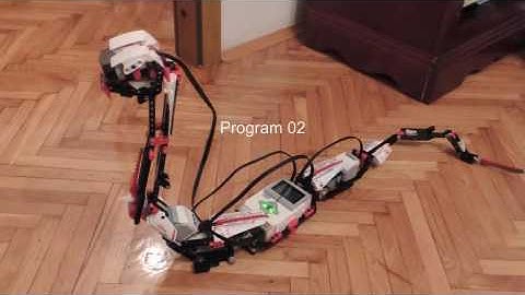 Lego Mindstorms R3ptar programs 02 and 04