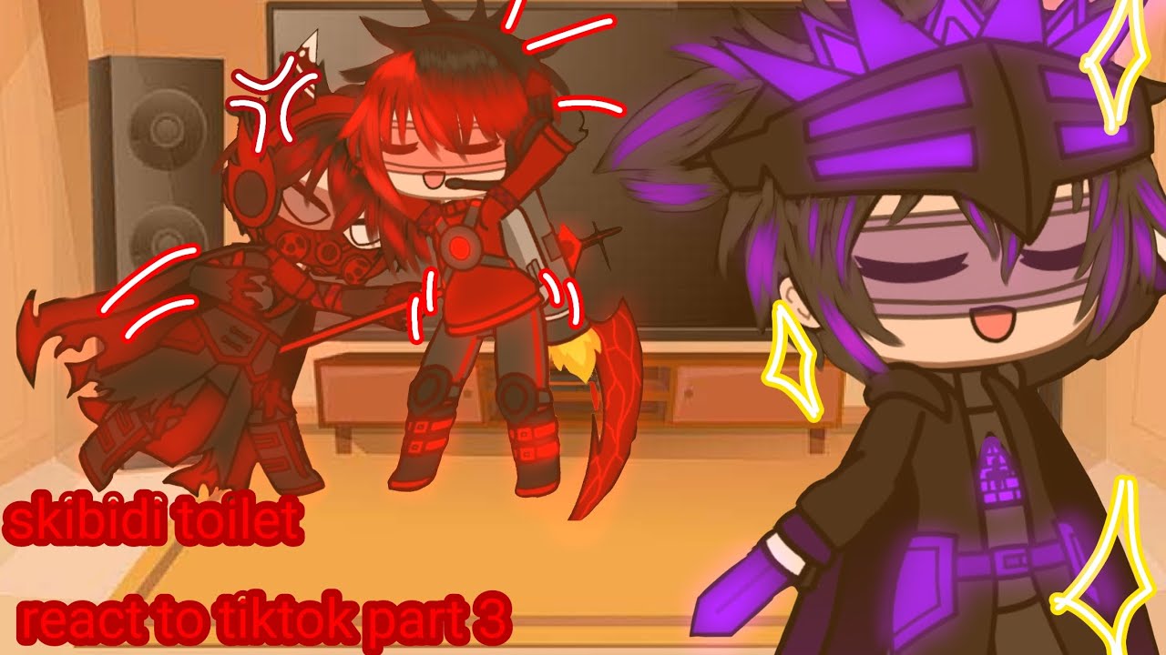 skibidi toilet react to tiktok part3❤️:3✨#skibiditoilet #gacha 
