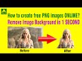 How to quickly remove the image background create png images online with pixcut