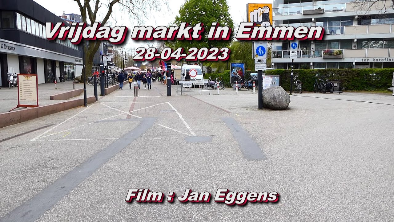 Vrijdag markt in Emmen 28 04 2023