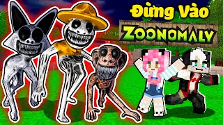 REDHOOD THỬ THÁCH 3 GIỜ SÁNG LÀM BẢO VỆ SỞ THÚ ZOONOMALY TRONG MINECRAFT*MỀU LẠC VÀO SỞ THÚ KINH DỊ screenshot 4