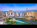 Las vegas 4k u scenic relaxation film with calming music  4k ultra
