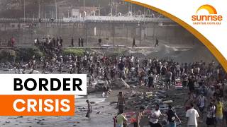 Migrants surge into Ceuta in Spain border crisis | Sunrise