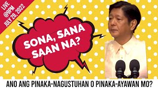 INTERACTIVE LIVE SHOW: PANANAW MO SA UNANG SONA NI PBBM.