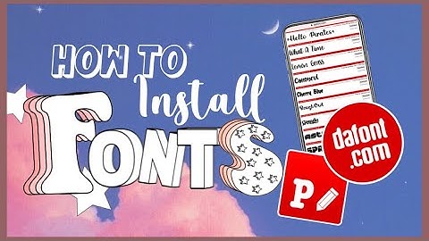HOW TO INSTALL FONTS ON PHONTO APP (ios users) | AnnStuff