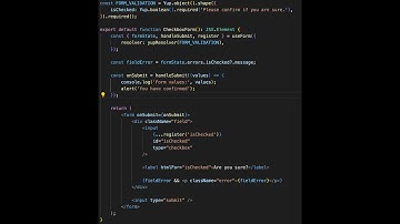 How to make checkbox as required field for yup validation?