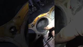Triumph Stag (Staaaag) cylinder head removed and finding, Rover V8 Eng by the way
