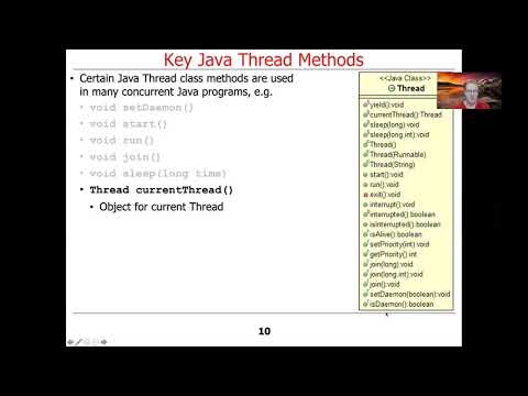 Key Methods in a Java Thread