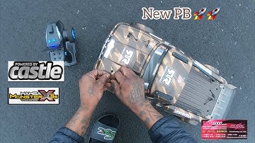 Arrma infraction Rc 8s speedrun new PB 111mph pt3 #flashpacksrc