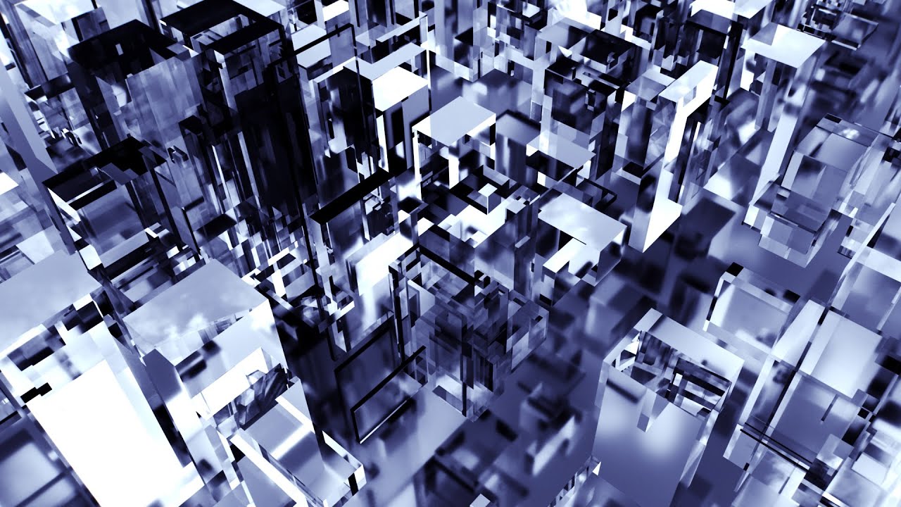 Geometric Glass Abstract Background video | Footage | Screensaver