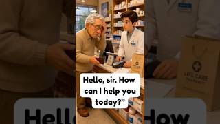 Simple English Dialogue | Buying Medicine Like a Native Speaker #Englishlesson #Shorts
