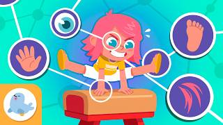 body parts kids head shoulders knees toes 5 senses