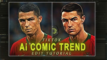 Ai comic image trend edit tutorial on alight motion (+preset)
