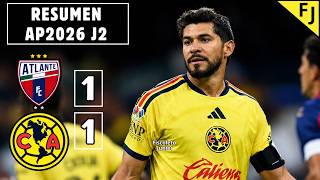 Atlante 1-1 America | Matchday 2 | Apertura 2026 | Liga MX | Full Highlights