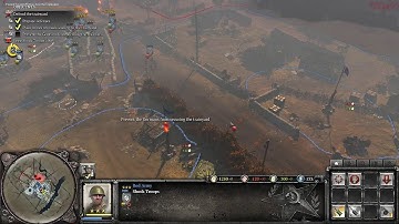 Cheat Command Mod - Hard Difficulty - Company of Heroes 2 - Gameplay Part 1