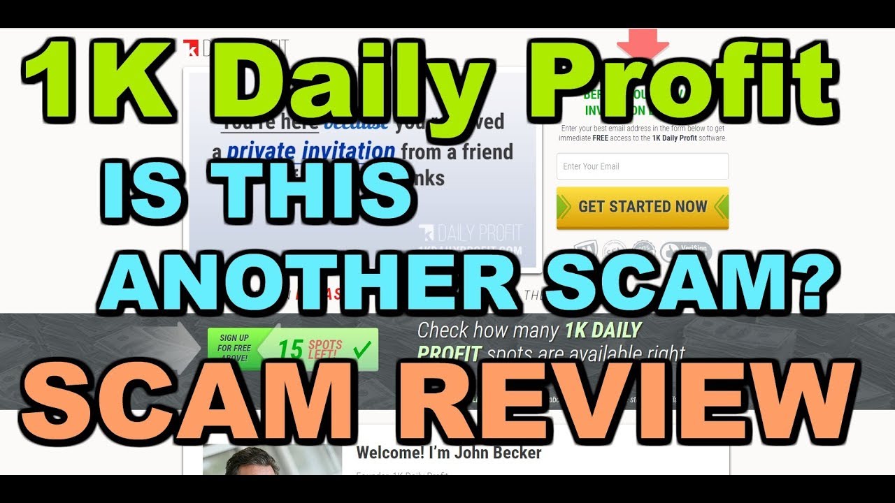 1K Daily Profit Scam Review, Is this another scam?