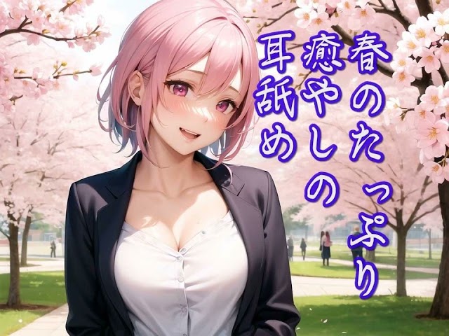【体験版】春のたっぷり癒やしの耳舐め【ASMR】