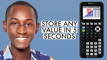 HOW TO STORE AND RECALL ANY NUMBER IN TI-84 PLUS GRAPHING SCIENTIFIC CALCULATOR