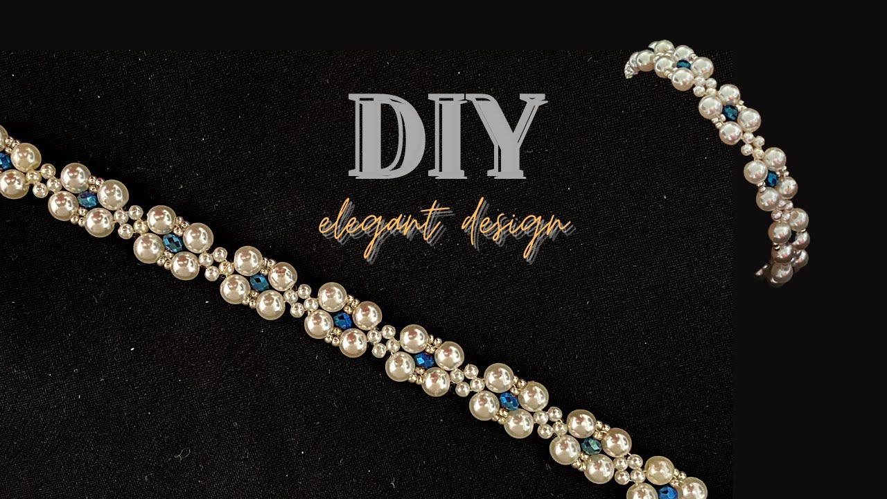elegant design for bracelet making. beaded bracelet pattern. DIY bracelet YouTube