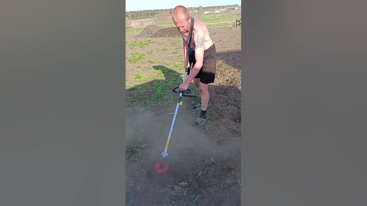 насадка на тример для прополки травы. - YouTube