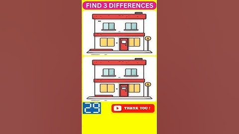 🔥Spot the Difference Brain Game Challenge😲【#161 Find the 3 Differences】 #shorts #quiz #gameplay