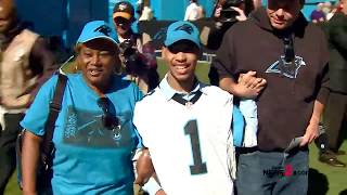 Panthers Welcome Chancellor Lee Adams, Son Of Rae Carruth, At Sunday's Home Game Against the Ravens