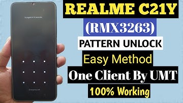 REALME C21Y (RMX3263) SPD  HARD RESET PATTERN UNLOCK ONE CLICK BY UMT Easy Method 100% Working Trick