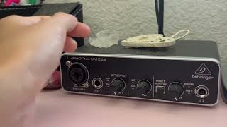 Behringer U Phoria UMC22 USB Audio Interface Review, Easy To Use Audio Interface! Reliable Too!